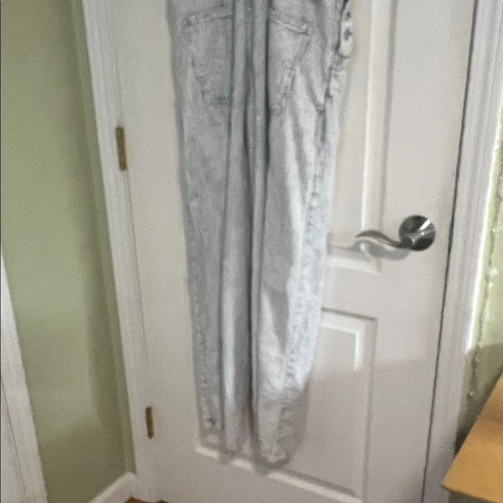 Free People Striped Denim Overalls - Picture 5 of 11